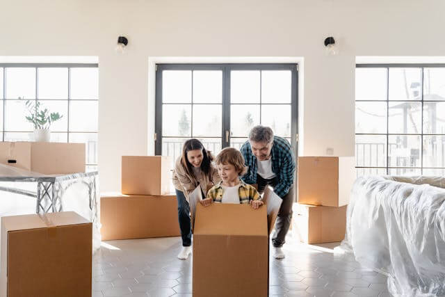 Umzug in eine kleinere Wohnung